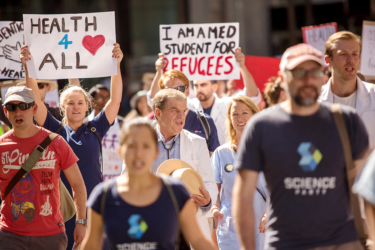 Against Our Oath march