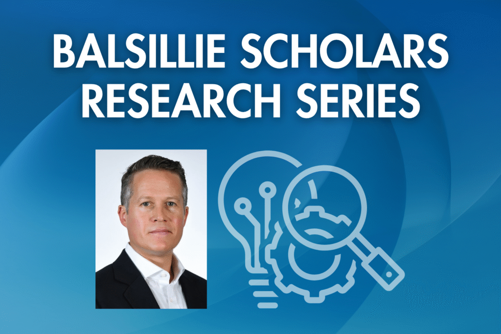 Balsillie Scholars Research Series