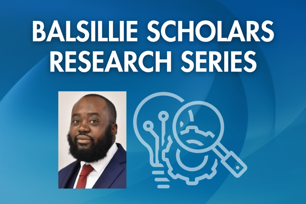 Balsillie Scholars Research Series - Sean Sithole