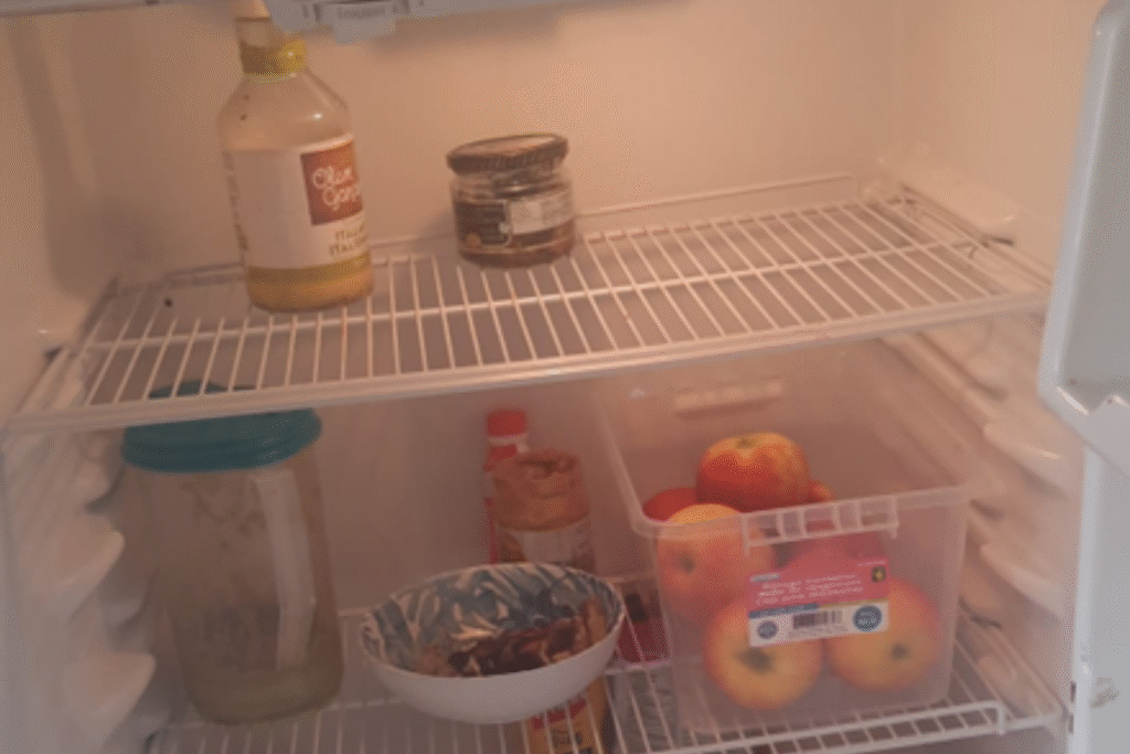 An empty fridge in a household of eight people Photo Credit A Somali research participant
