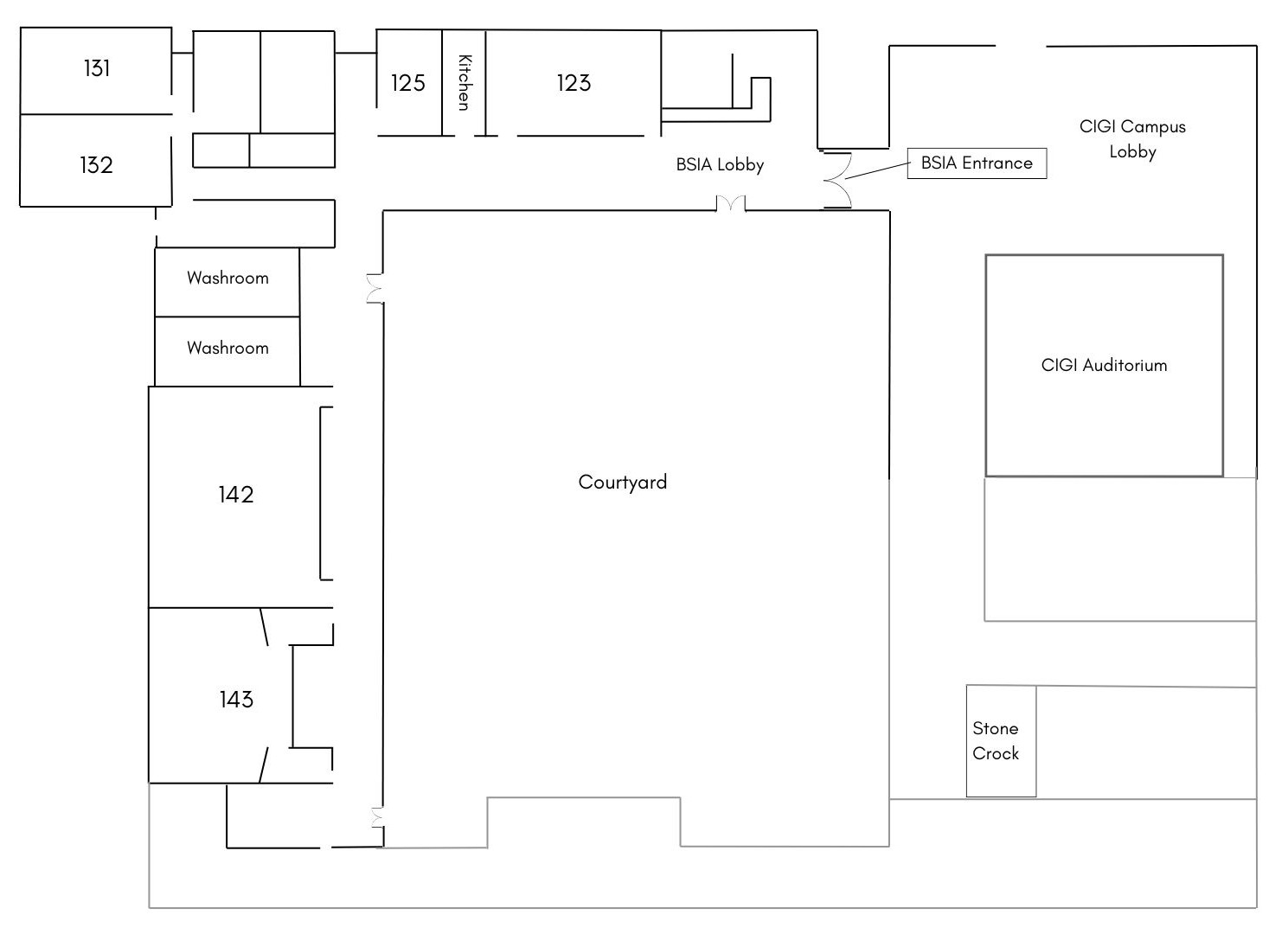 BSIA Floor plan map - 1